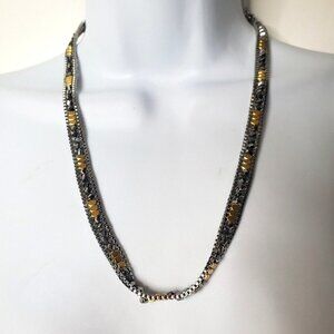 Stella & Dot Women's Silver Toned Necklace Shiny